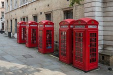 Telefonkiosker i Covent Garden
