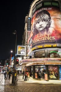Le Miserable är en av alla musikaler du kan se i West End
