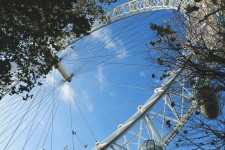 Ett soligt London Eye