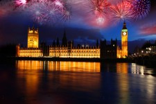London nyårsfirande är populärt