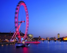 London Eye blir rosa!