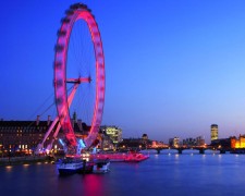 London Eye blir rosa!